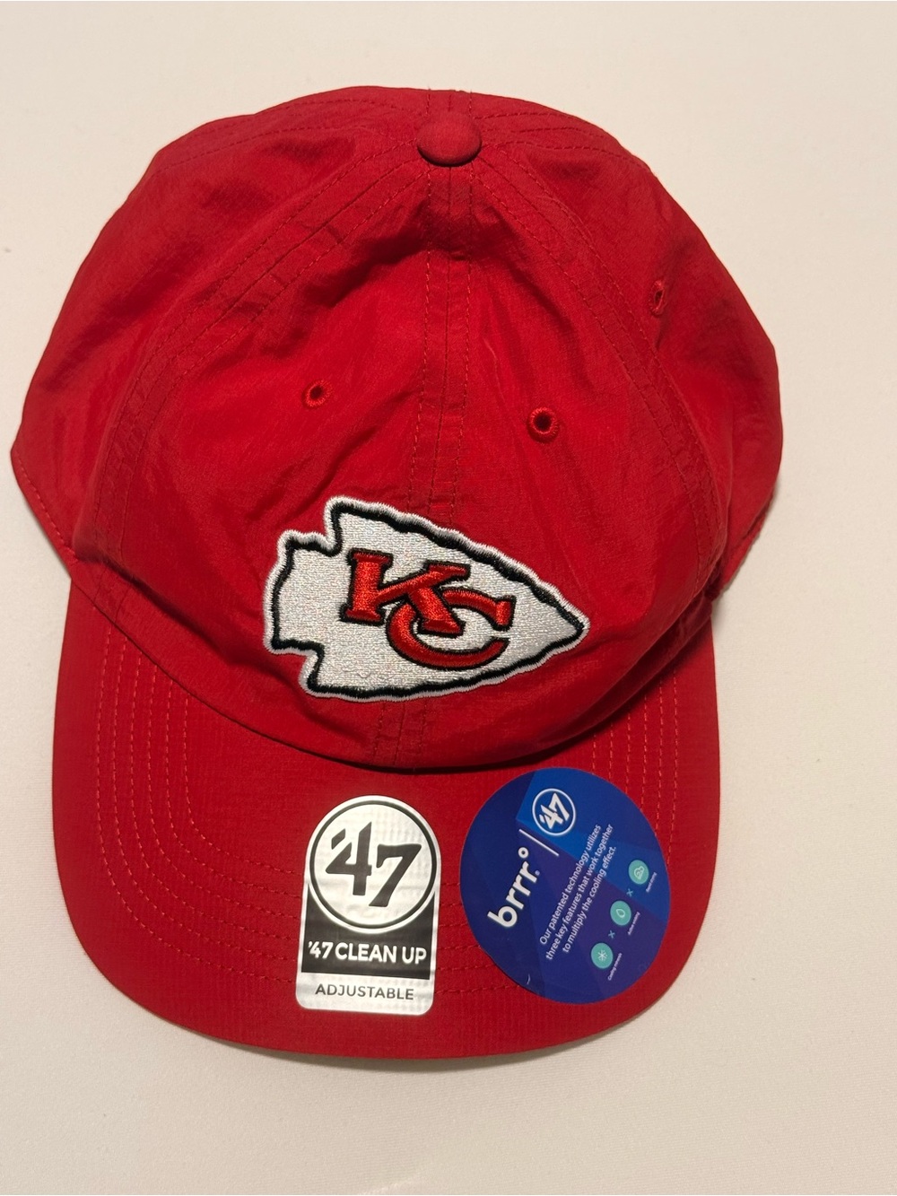 47 Kids Kansas City Chiefs Red Adjustable Clean Up Cap,BRAND NEW